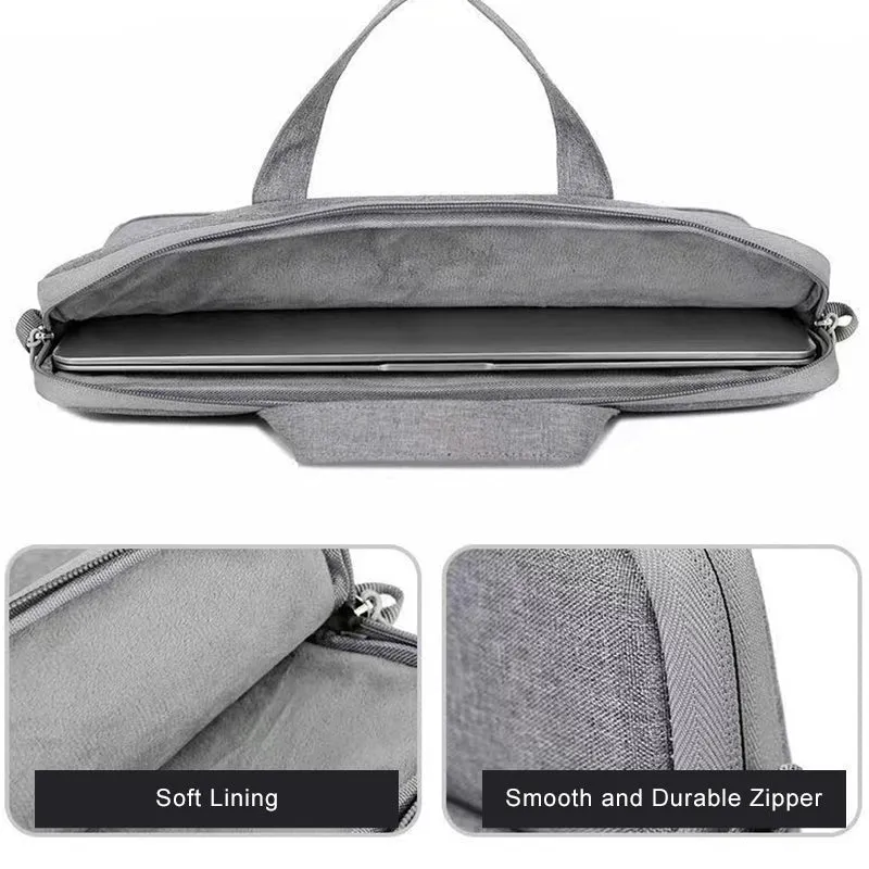 028 Series Simple Style Laptop Case Large Laptop Sleeve Durable Computer Carrying Case for 15-15.6 inch Laptop