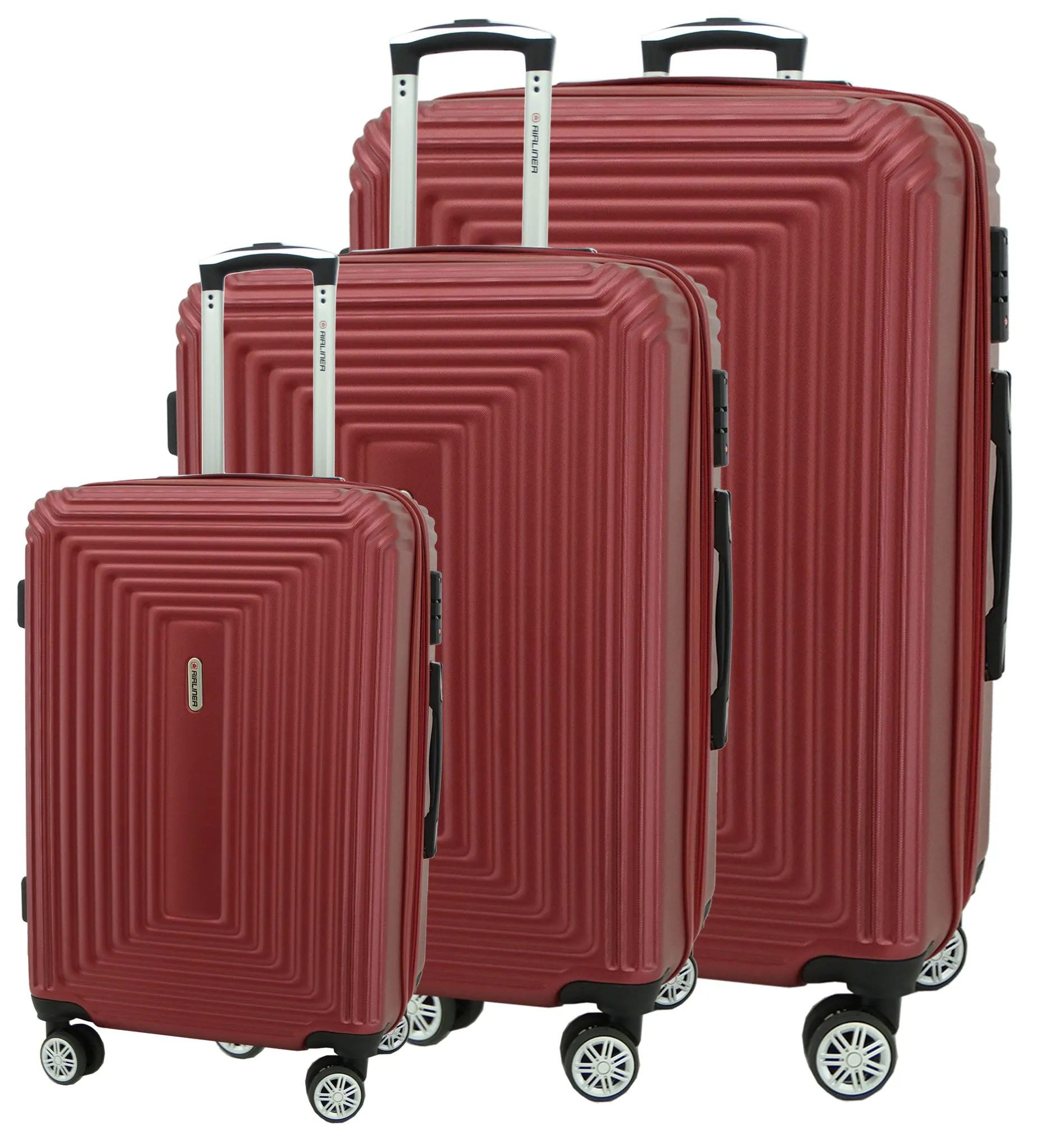 1726BG, Airliner- Suitcase Large 28" (Burgundy)