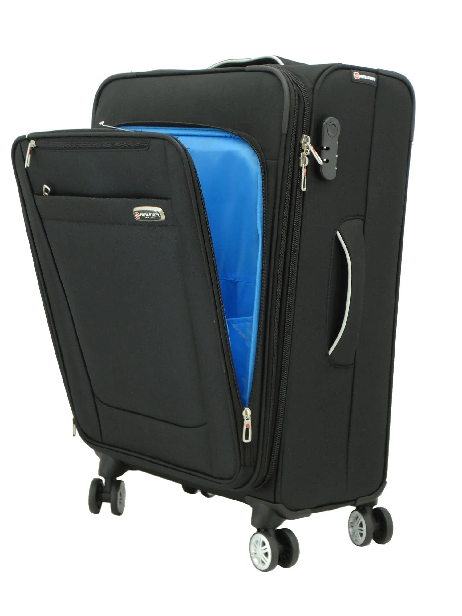 1784BK2, Airliner, Small Suitcase 20'' - Black