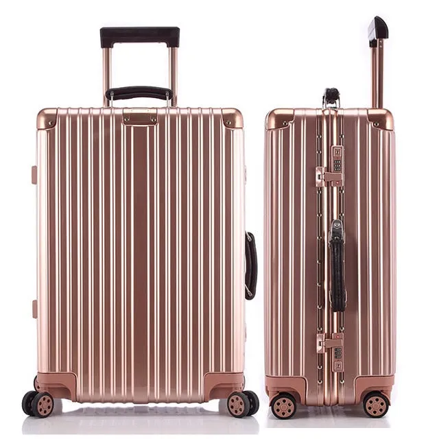 20''24''26''29''Large Capacity Aluminum Frame Suitcase Travel Trolley Luggage Tsa Lock Koffer