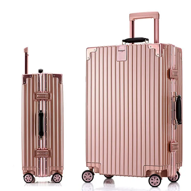 20''24''26''29''Large Capacity Aluminum Frame Suitcase Travel Trolley Luggage Tsa Lock Koffer