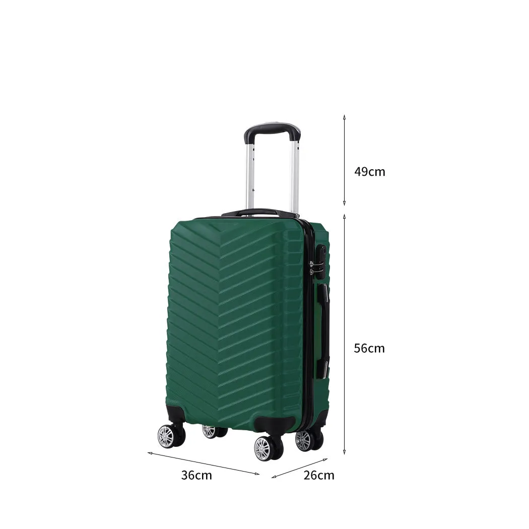 20" Carry On Travel Luggage - Green