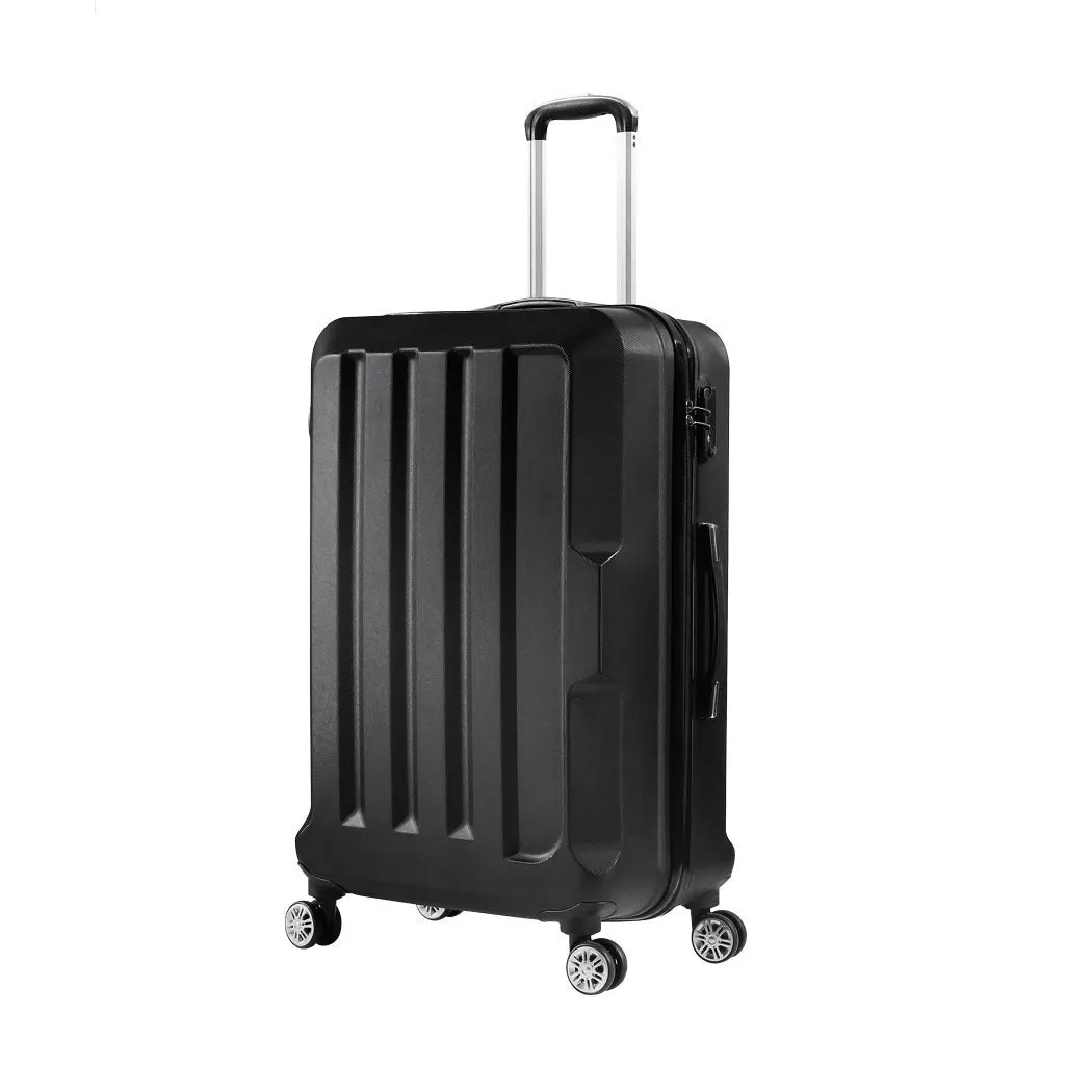 24" Travel Luggage Lightweight - Black