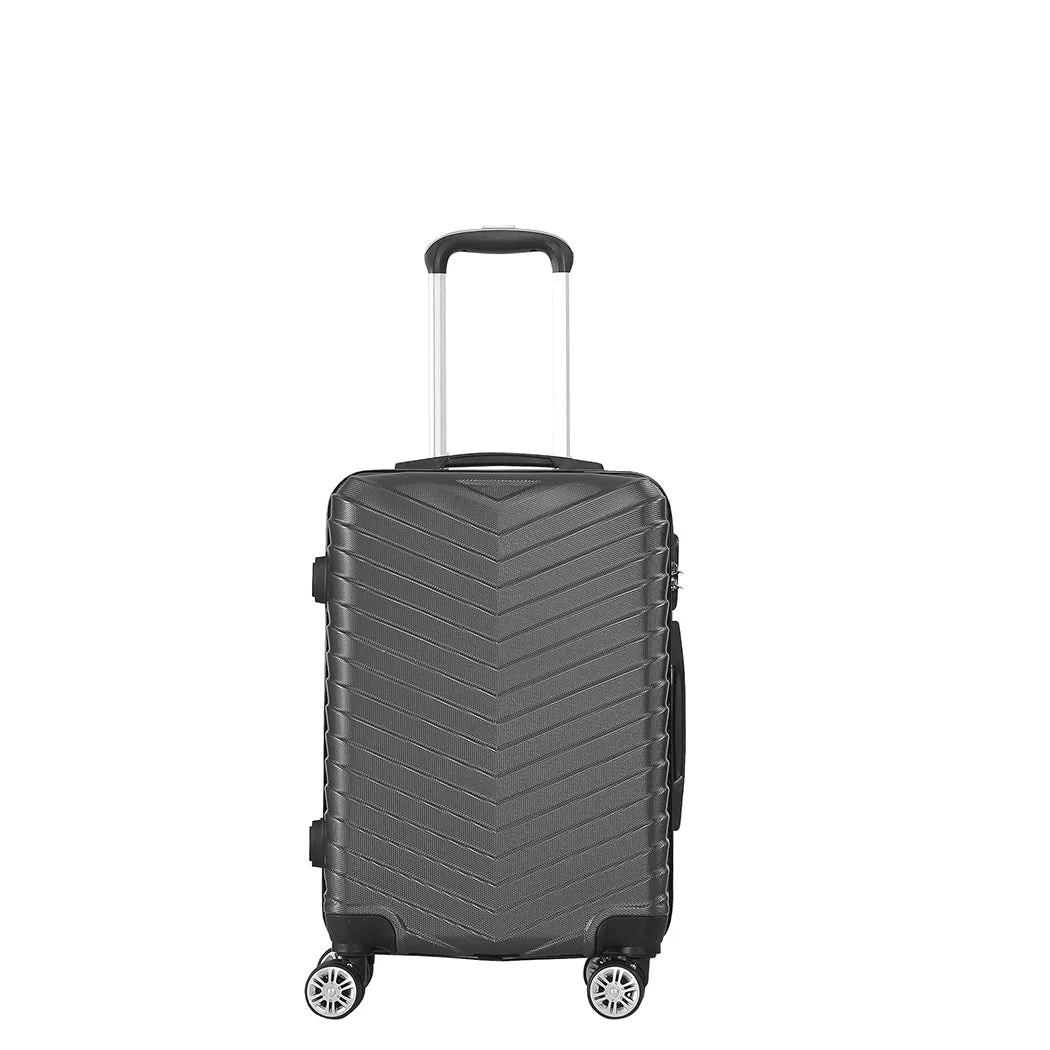 28" Luggage Suitcase Travel - Grey