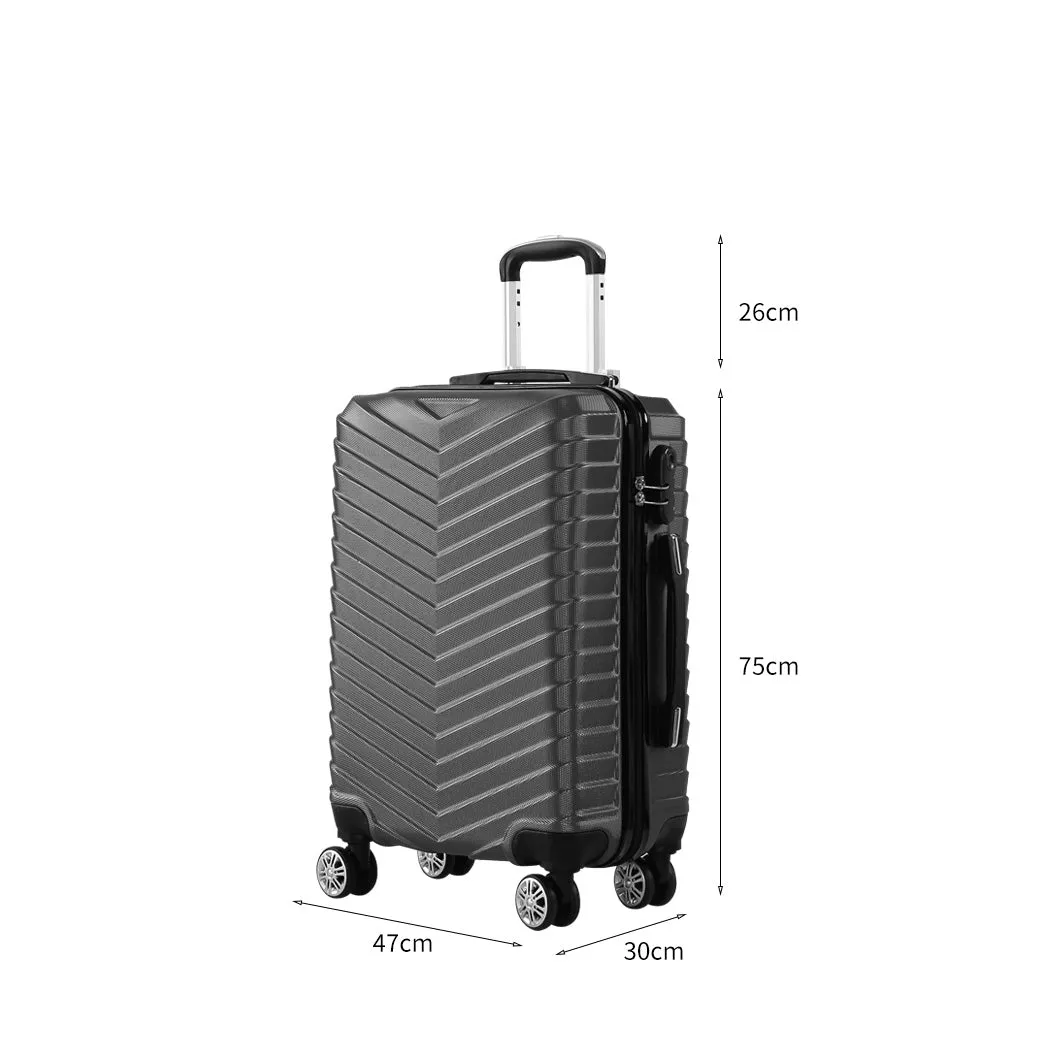 28" Luggage Suitcase Travel - Grey