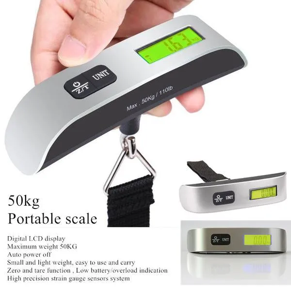 546 Portable LCD Digital Hanging Luggage Scale