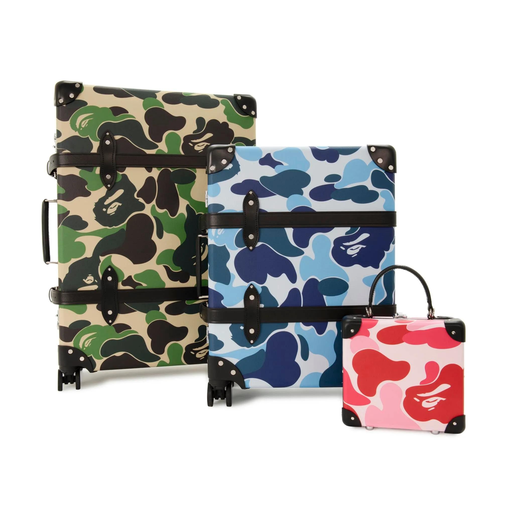 A BATHING APE® · Carry-On - 4 Wheels | Blue/Blue/Chrome