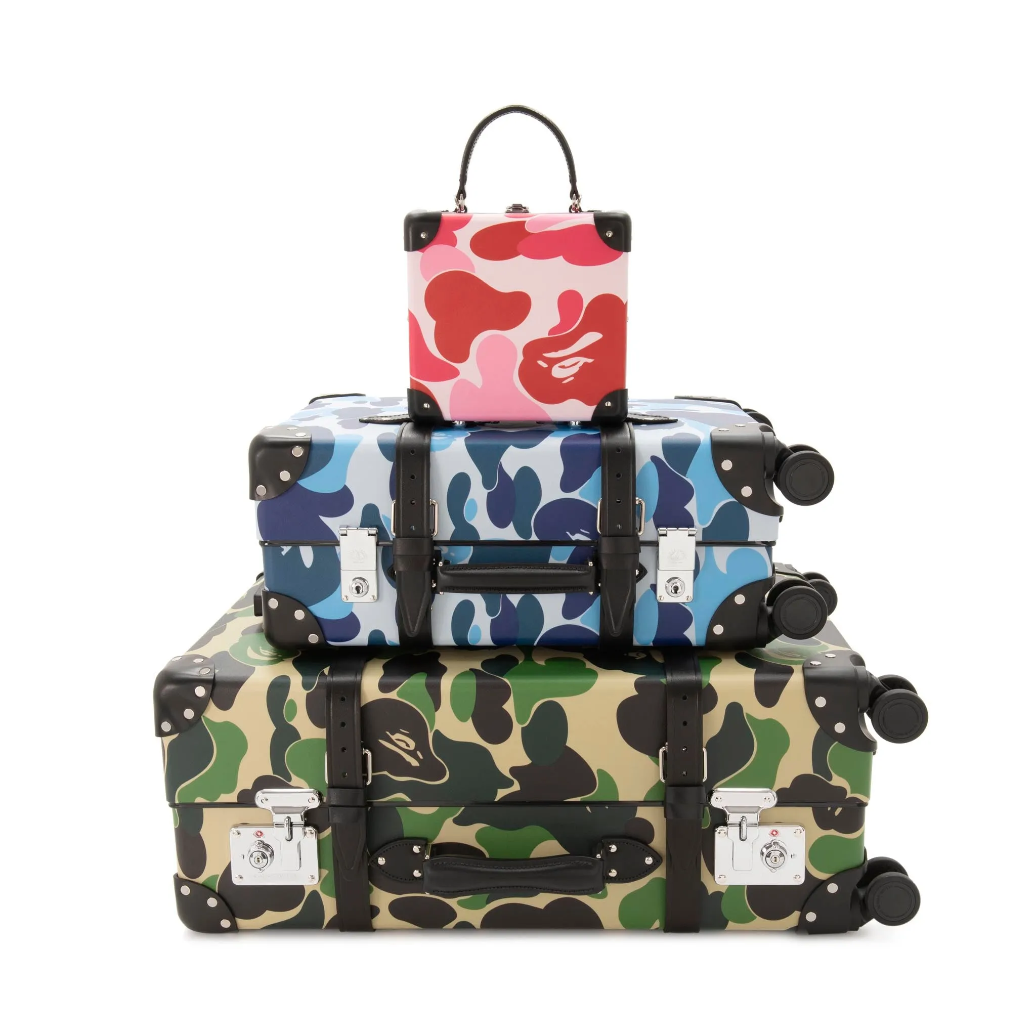 A BATHING APE® · Carry-On - 4 Wheels | Blue/Blue/Chrome