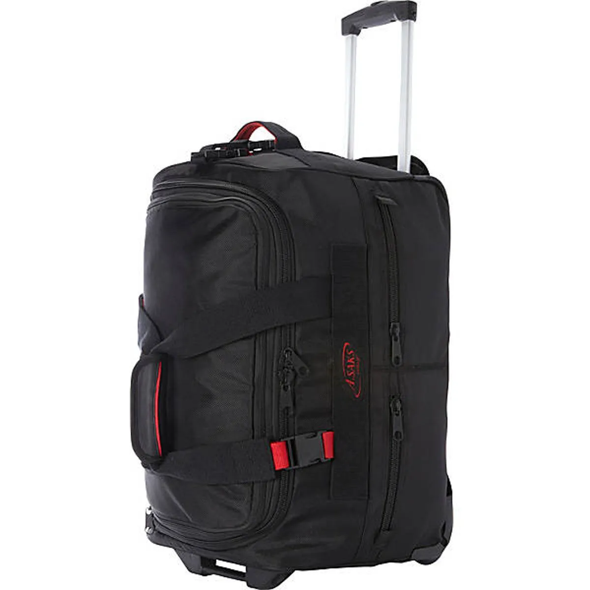 A. Saks EXPANDABLE 20 inch Ballistic Wheeled Duffel