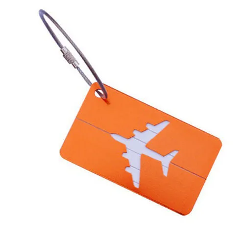 Aluminum Alloy Luggage Tag Tag Luggage Boarding Pass Metal Check-in Tag