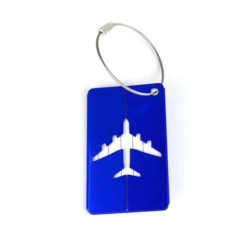 Aluminum Alloy Luggage Tag Tag Luggage Boarding Pass Metal Check-in Tag