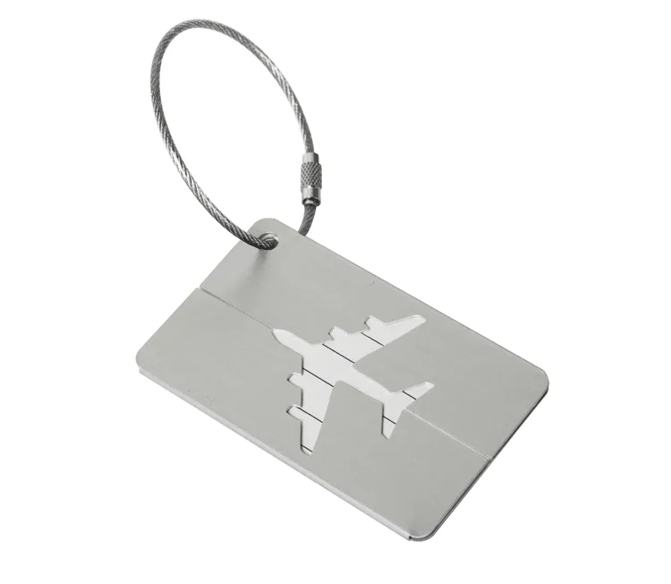 Aluminum Alloy Luggage Tag Tag Luggage Boarding Pass Metal Check-in Tag