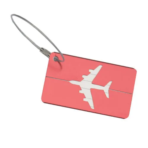 Aluminum Alloy Luggage Tag Tag Luggage Boarding Pass Metal Check-in Tag