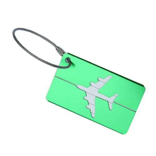 Aluminum Alloy Luggage Tag Tag Luggage Boarding Pass Metal Check-in Tag