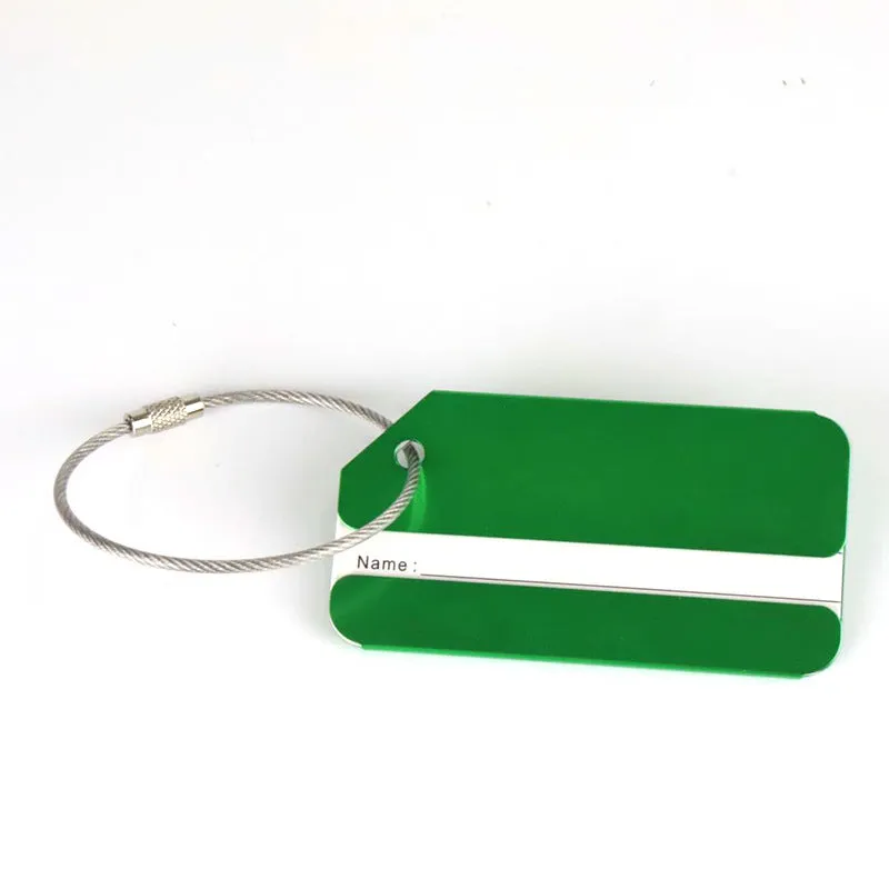 Aluminum Alloy Metal Luggage Tag