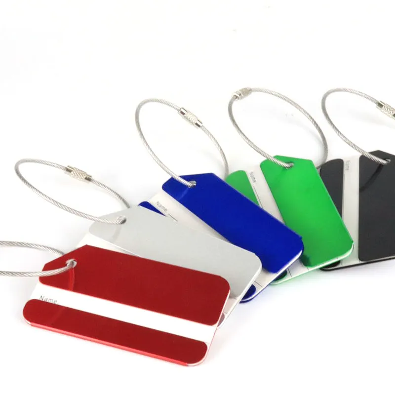 Aluminum Alloy Metal Luggage Tag