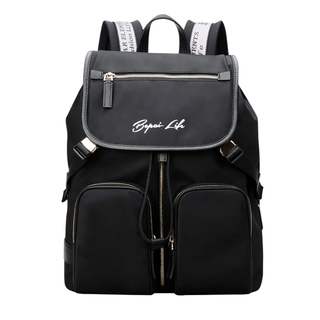 BOPAI Water Resistant Anti-Theft Travel Laptop Backpack (Black)