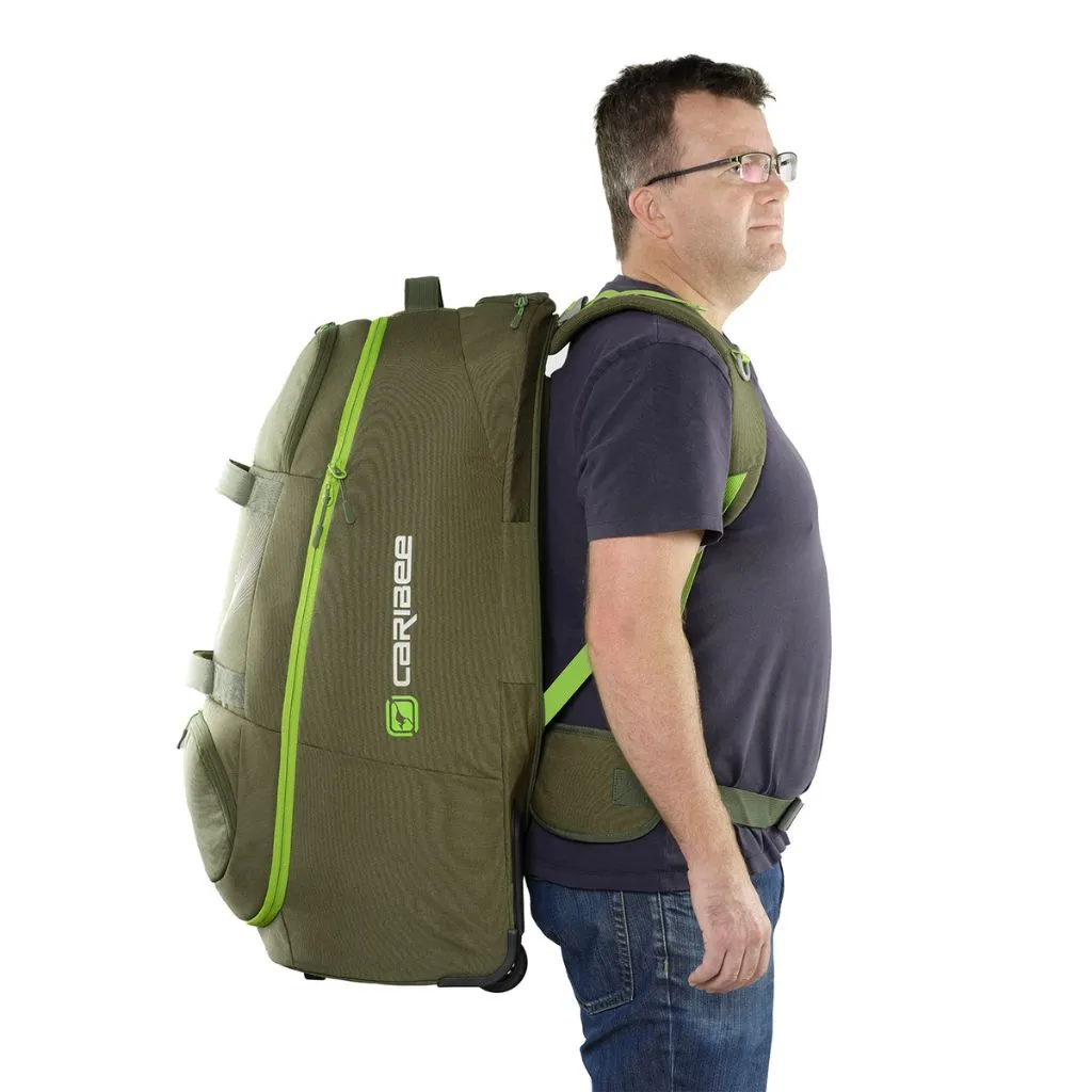 Caribee Adventure 70L Hybrid Wheeled Travel Duffel/Backpack - Olive