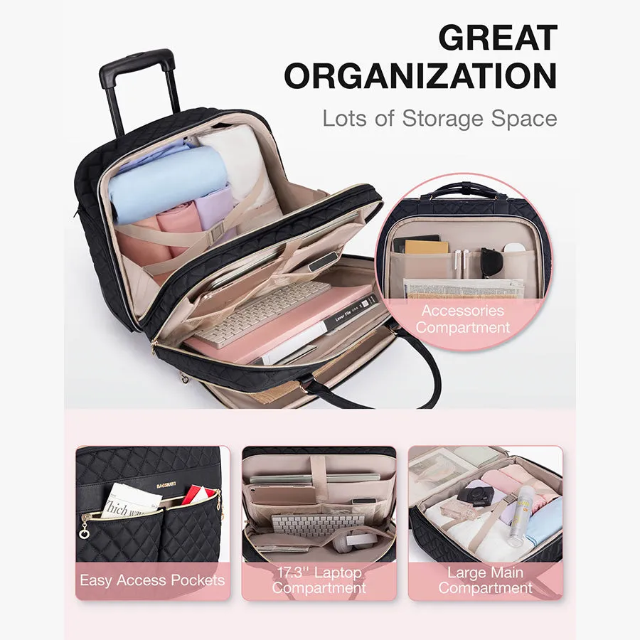 Carry-on Rolling Laptop Briefcase