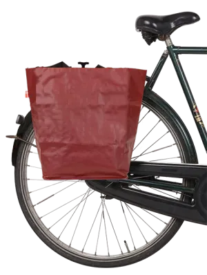 Cobags Bikezac 2.0 Simply Bordeaux Red Pannier Bag For Life