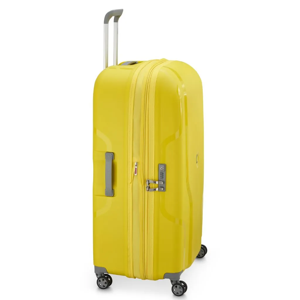 Delsey Clavel 83cm Large Hardsided Spinner Luggage - Yellow