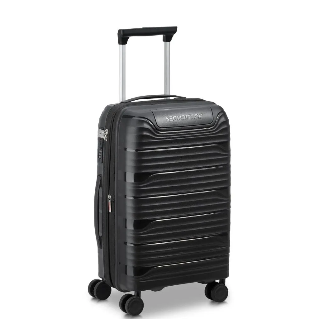 Delsey Securitech Dune Exp Cabin Hardsided Luggage - Black