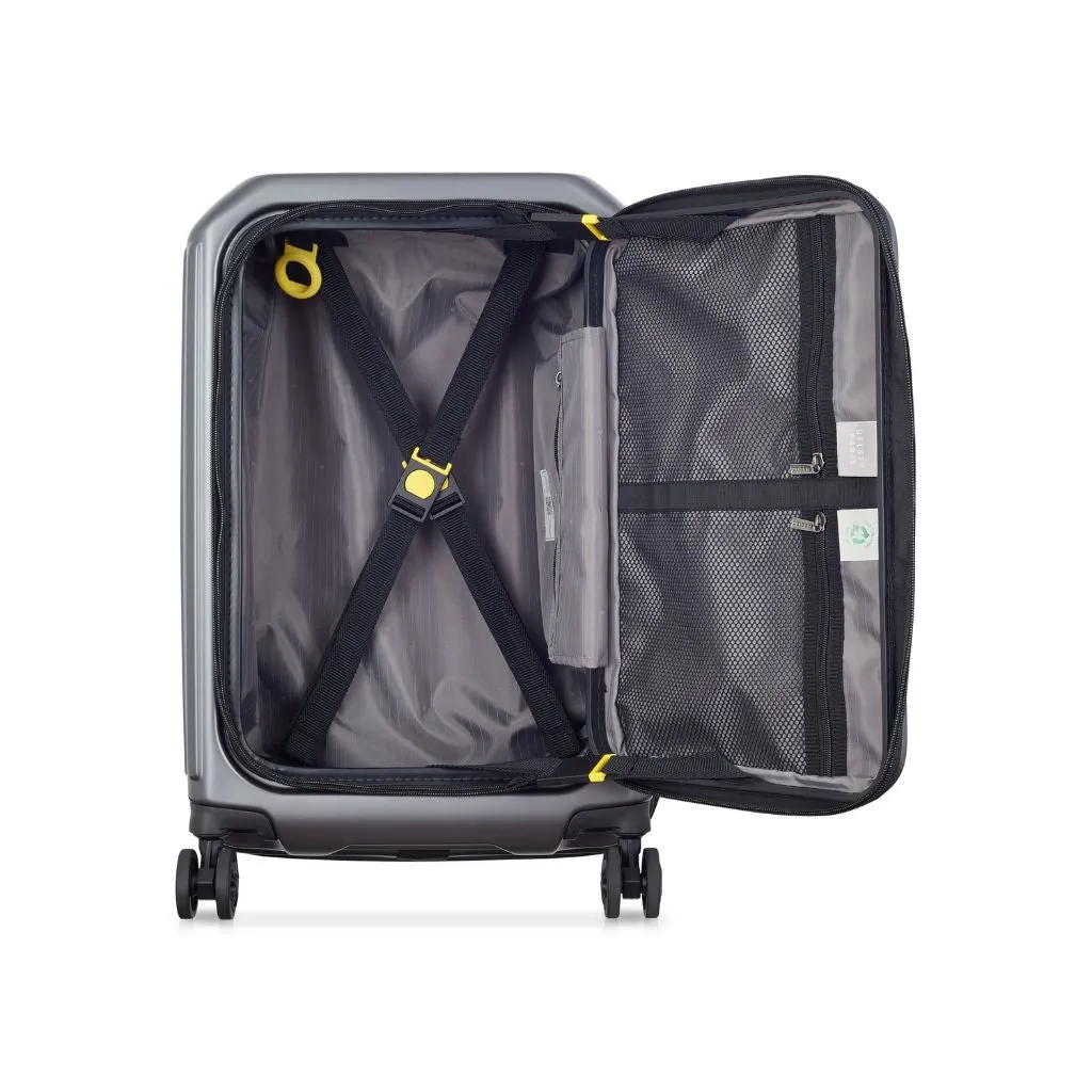 Delsey Securitime ZIP Top Opening 55cm Cabin Luggage - Anthracite