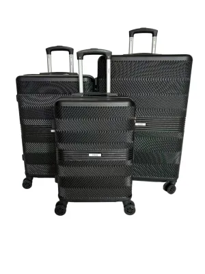 Fay ABS Hard shell Lightweight 360 Dual Spinning Wheels Combo Lock 28", 24", 20" 3 Piece Luggage Set