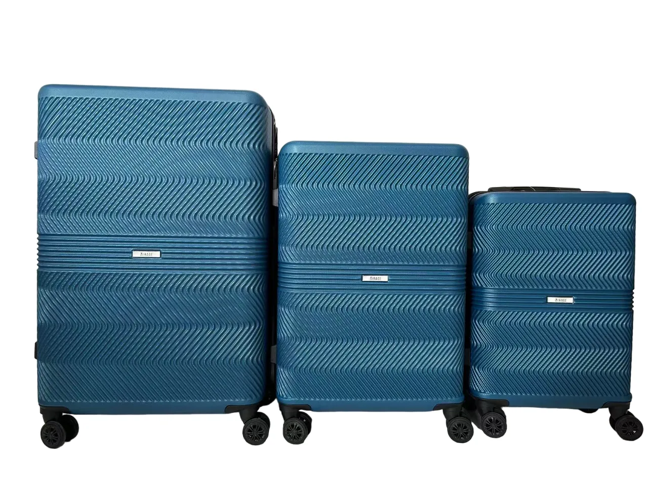 Fay ABS Hard shell Lightweight 360 Dual Spinning Wheels Combo Lock 28", 24", 20" 3 Piece Luggage Set