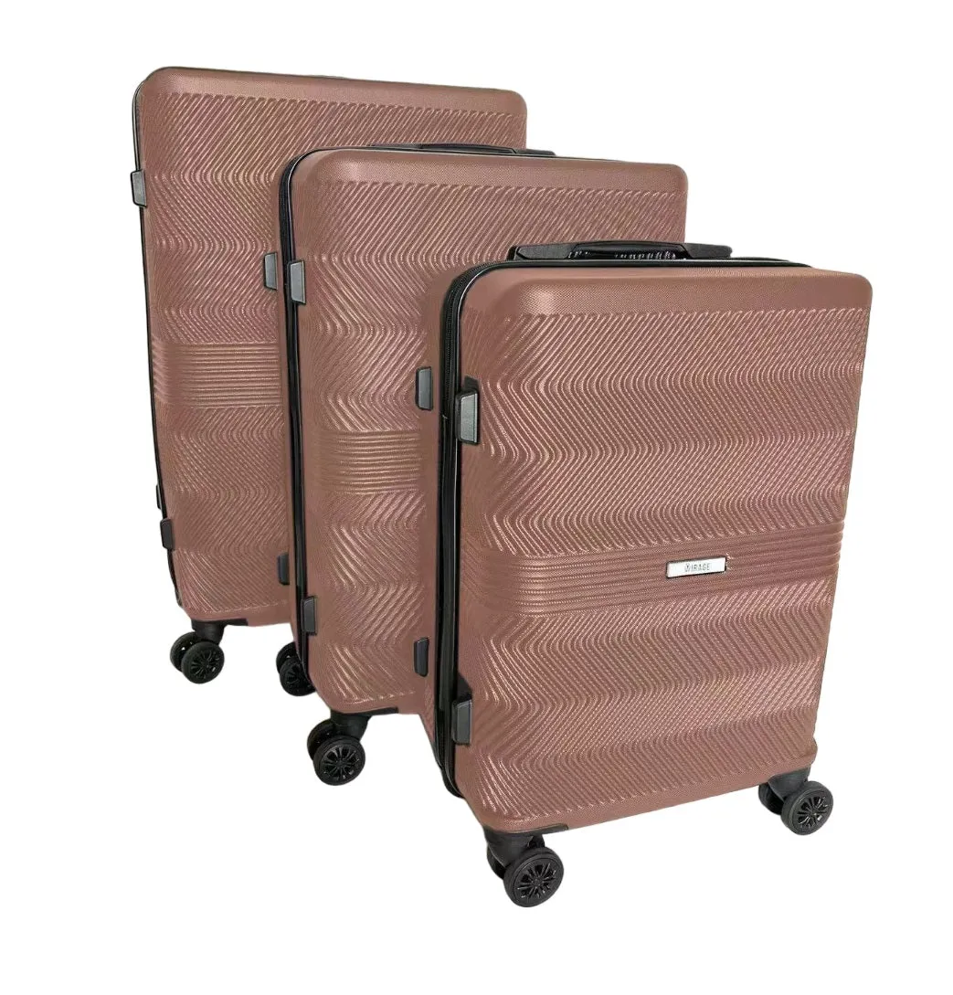 Fay ABS Hard shell Lightweight 360 Dual Spinning Wheels Combo Lock 28", 24", 20" 3 Piece Luggage Set