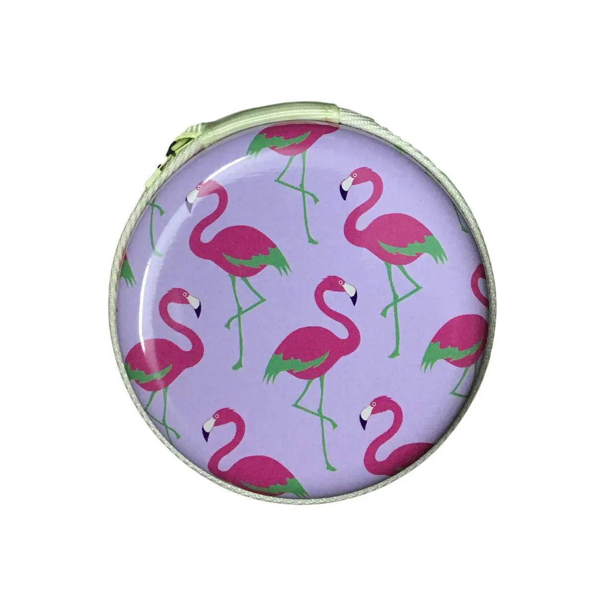 Flamingo Round Mini Pouch