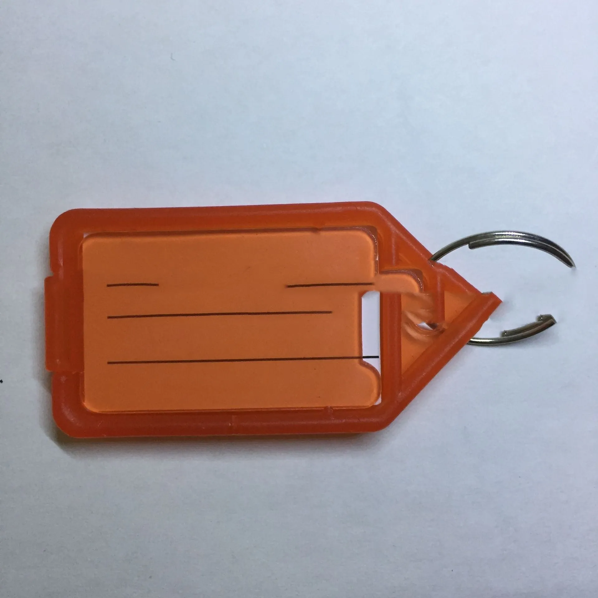 Flip Key Luggage Tag Plastic Tag Key Accessories