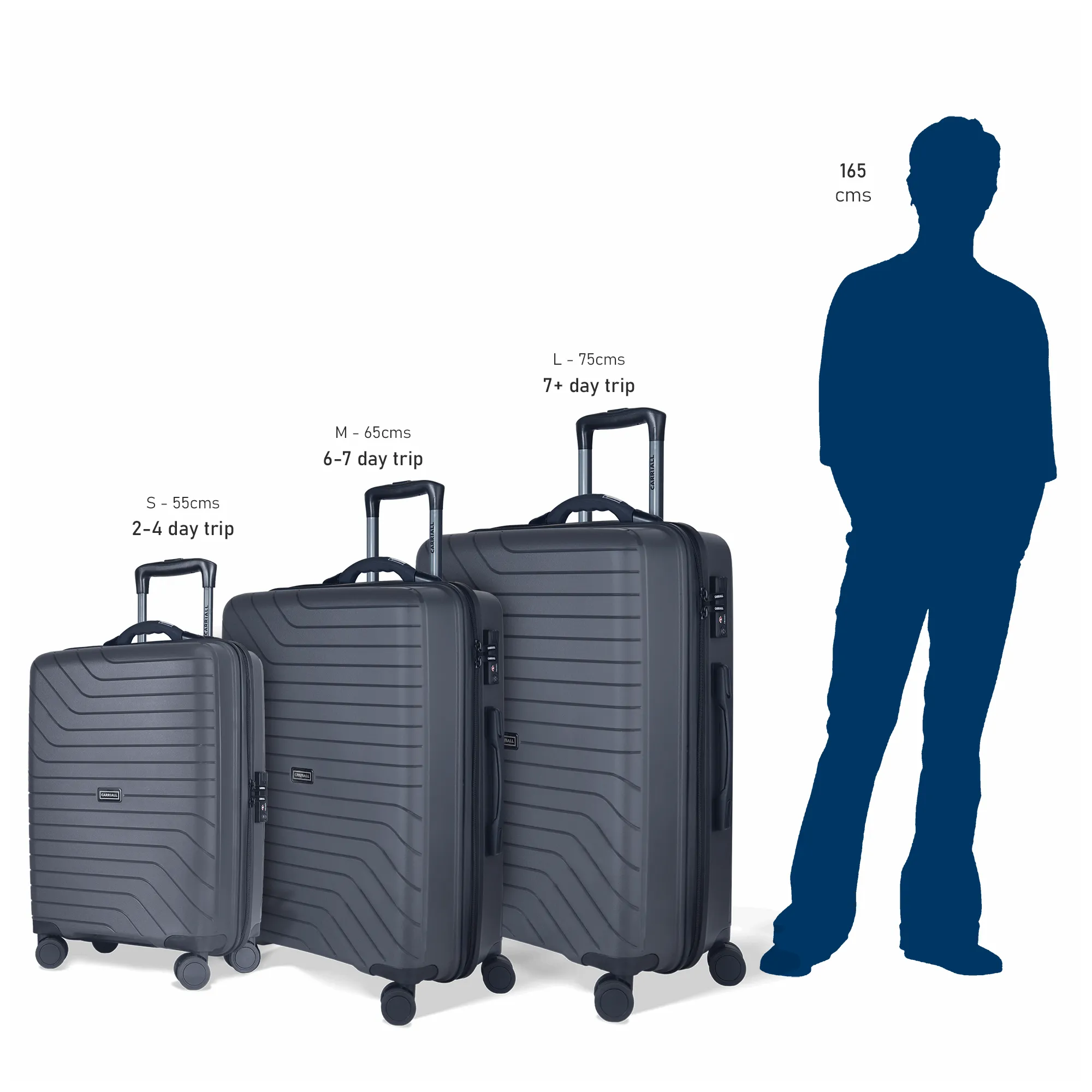 Groove Smart Luggage set of 3