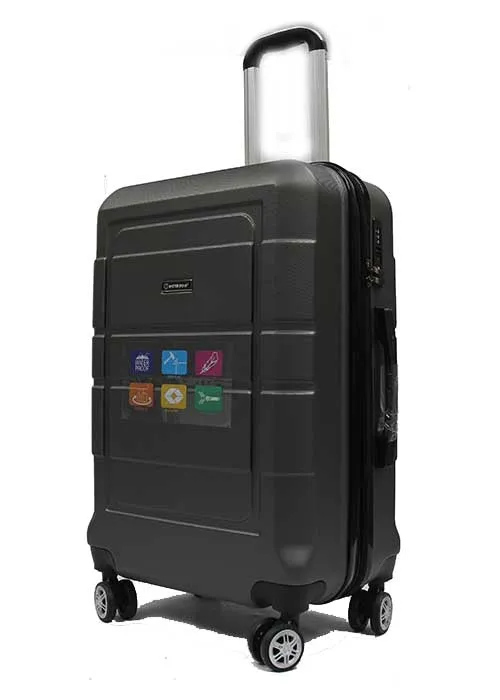 Groovy ABS Expandable Luggage with 8 Spinner Wheels and TSA Number Lock