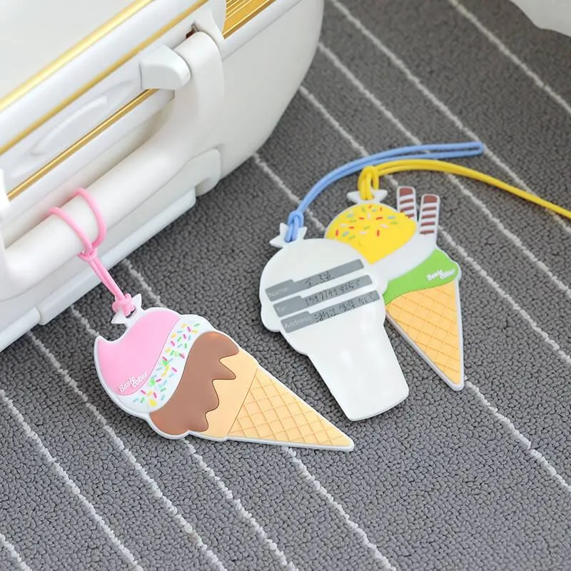 Ice Cream Luggage Tag