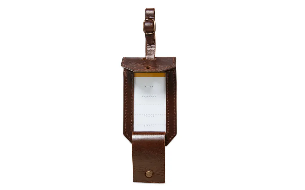 KOHLER OF KOHLER LEATHER LUGGAGE TAG