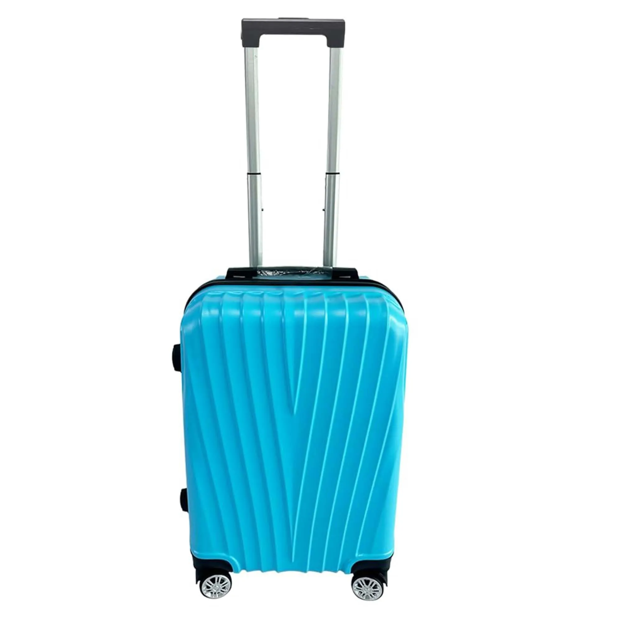 Kuber Industries 20inch Strong & Lightweight Cabin Trolley Bags with 360 Degree Rotating Wheels | Expandable Carry-On Cabin Luggage Suitcase | Bags for Travelling | 611020IBLE-Ice Blue