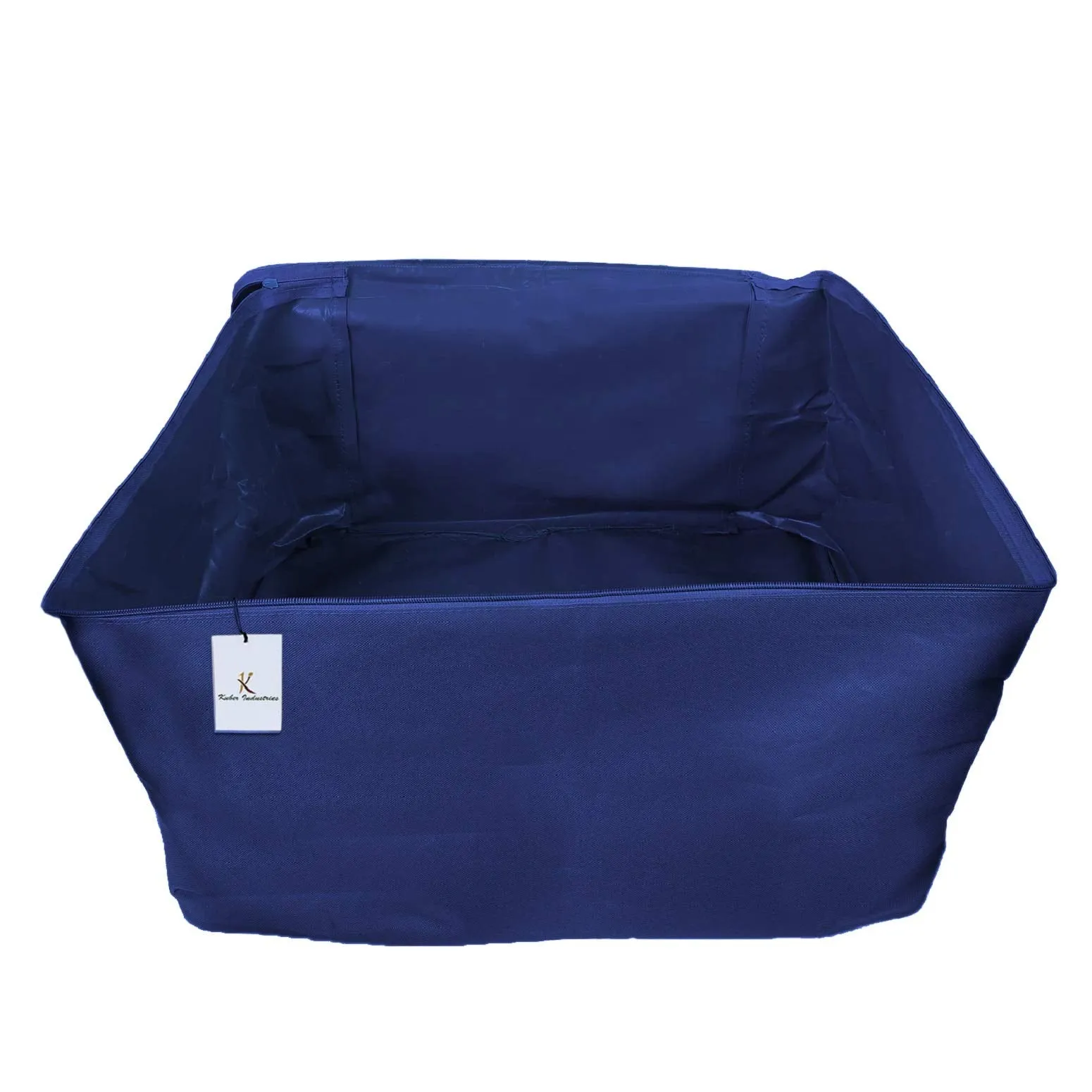 Kuber Industries Jumbo Attachi Travel Duffle|Underbed Storage Bag|Clothes Storage Bag|Blanket Cover|Blue