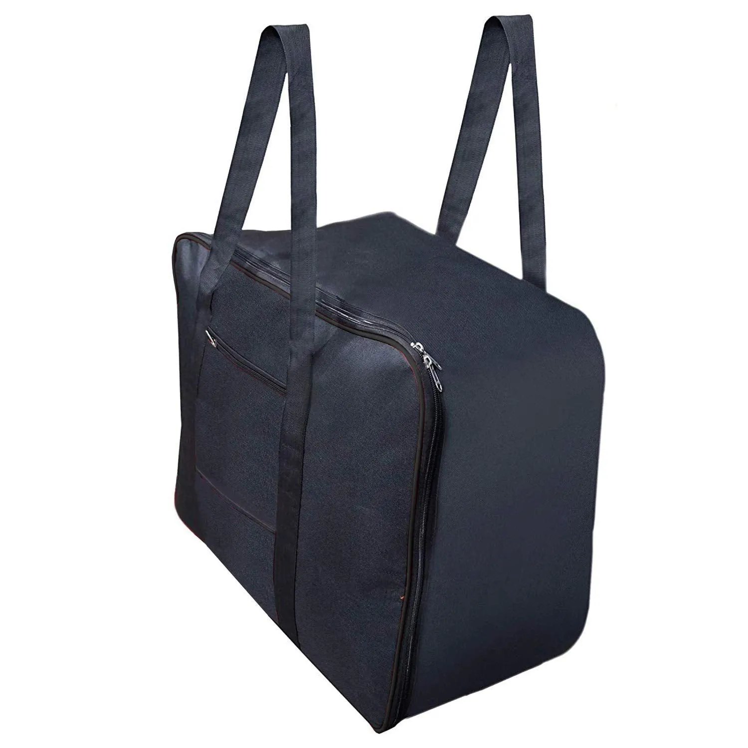 Kuber Industries Luggage Bag | Trolley Bags for Travel | Collapsible Luggage Bag | Travelling Bag | Trolley Bags for Suitcase | Lightweight Luggage Bag | 24 Inch | Navy Blue