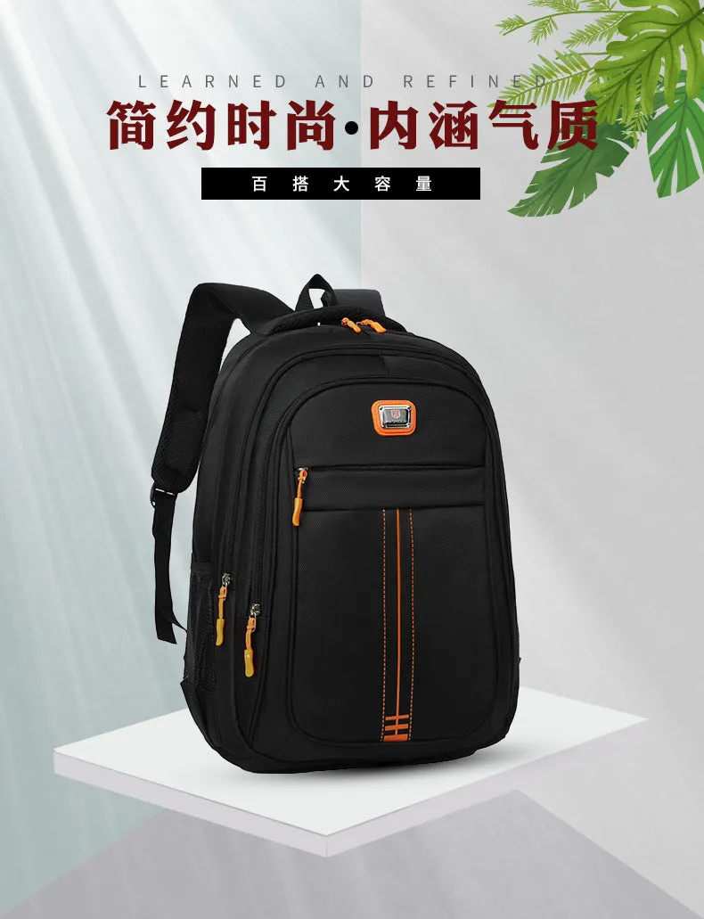 Large capacity casual backpack Oxford cloth waterproof