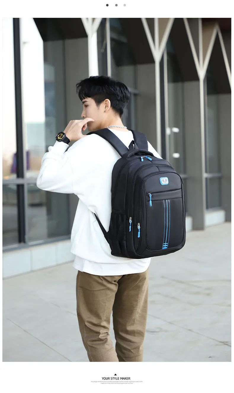 Large capacity casual backpack Oxford cloth waterproof