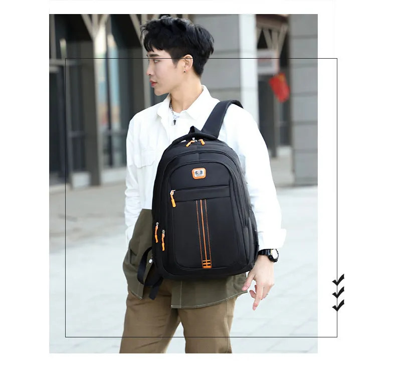 Large capacity casual backpack Oxford cloth waterproof