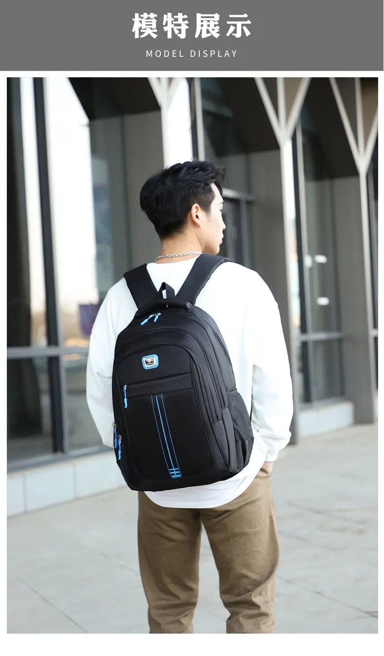 Large capacity casual backpack Oxford cloth waterproof