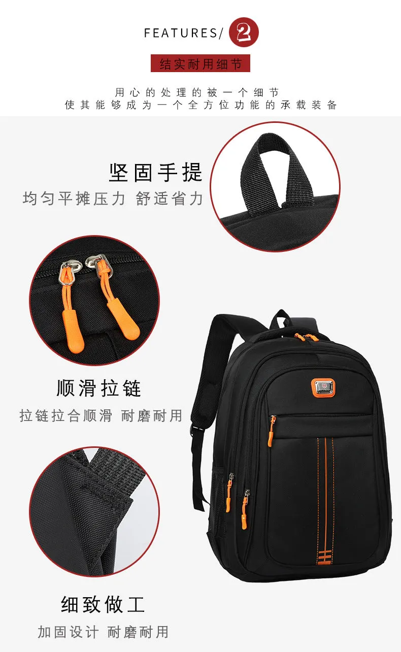 Large capacity casual backpack Oxford cloth waterproof