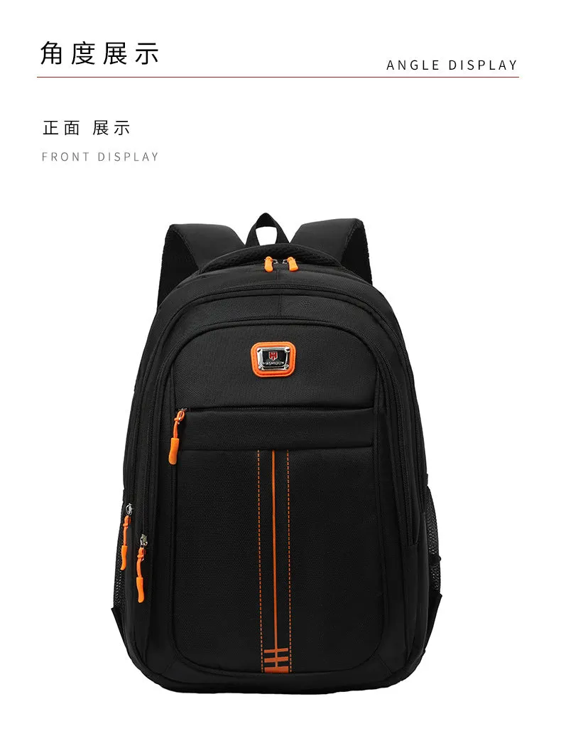 Large capacity casual backpack Oxford cloth waterproof