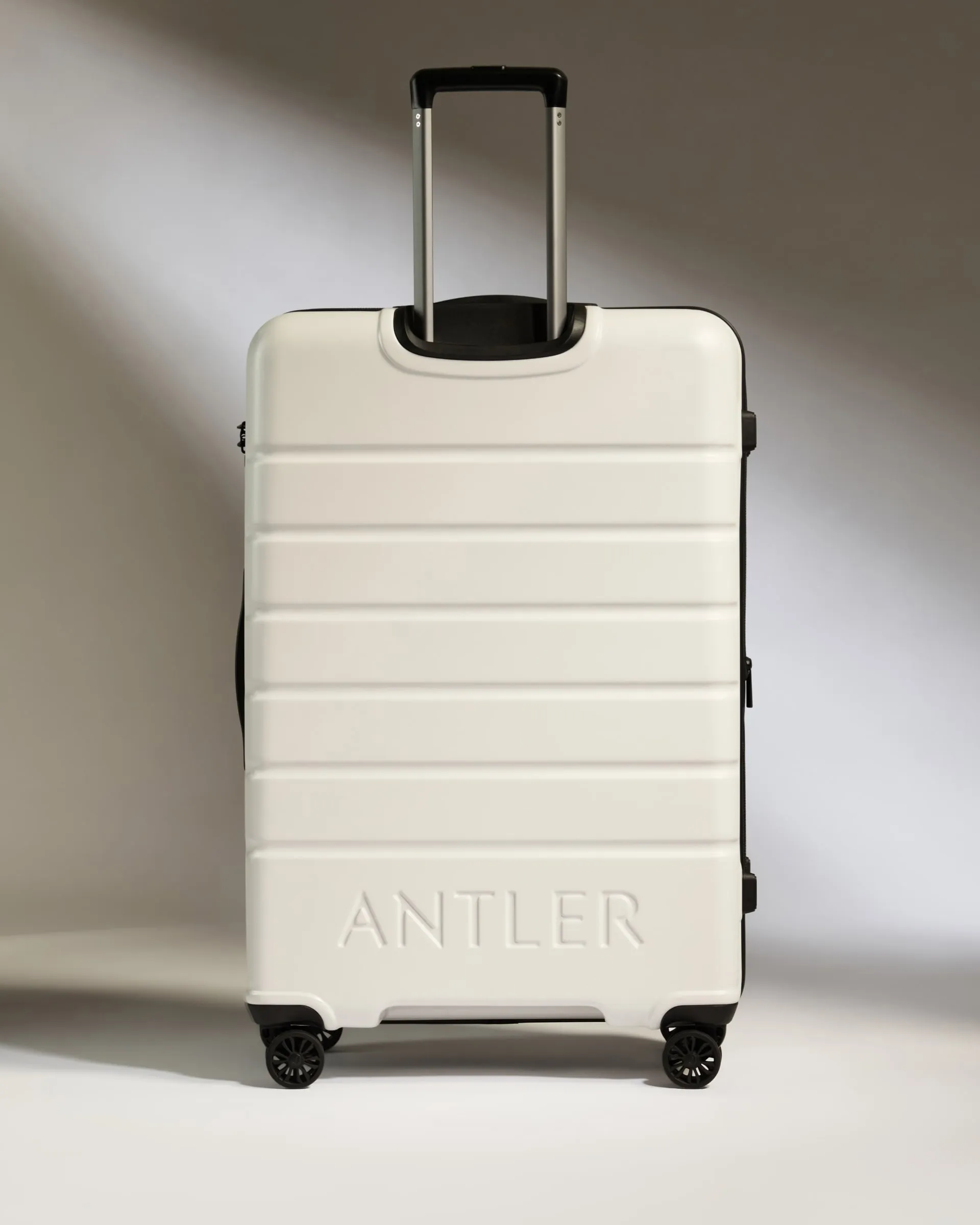 Large Suitcase in Arctic Grey - Logo