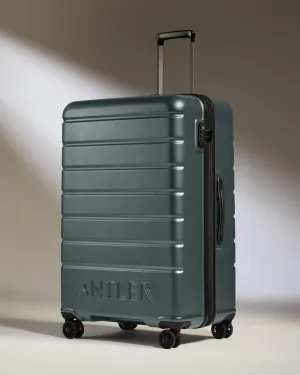 Large Suitcase in Granite Grey - Logo