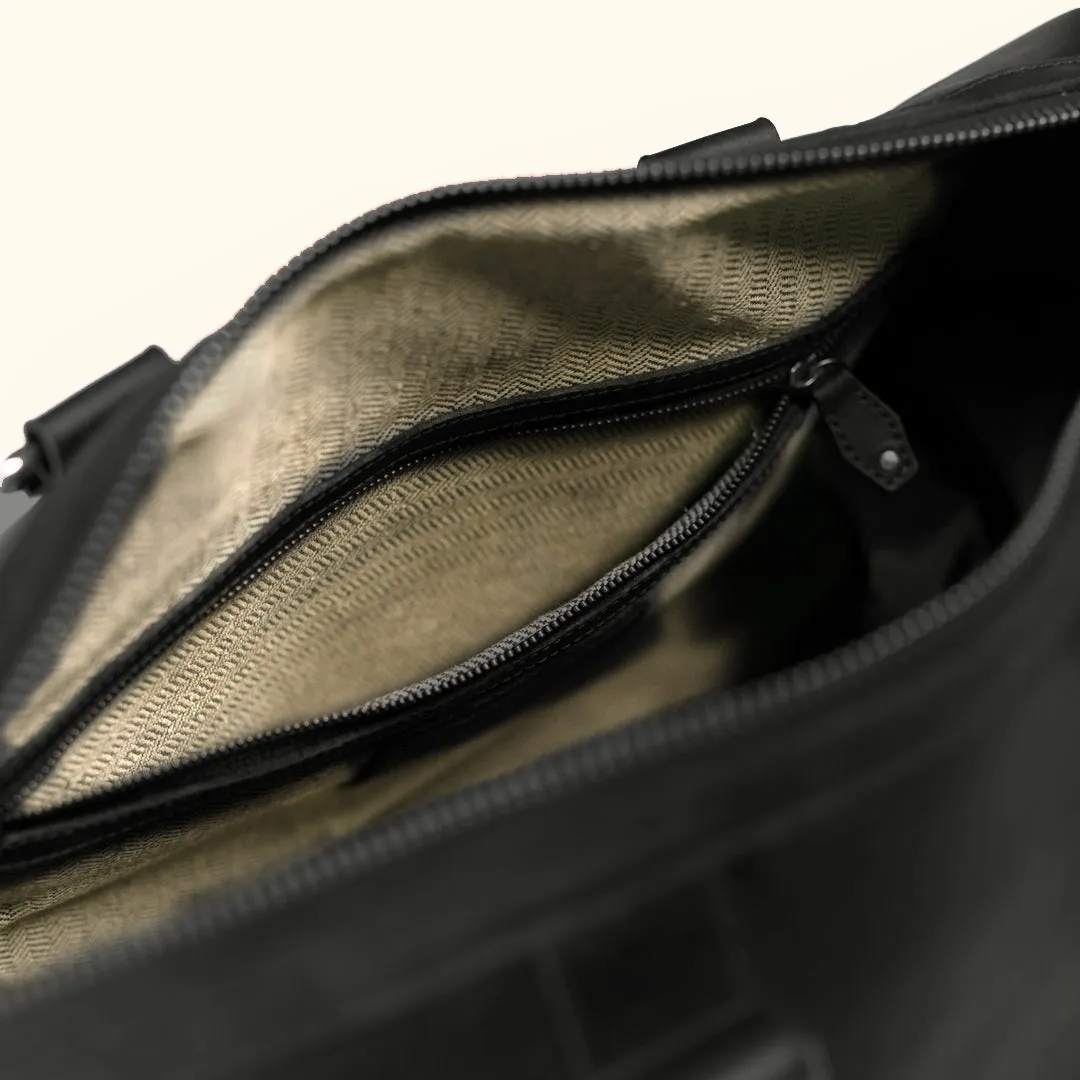 Limited Edition Jefferson Leather Duffle | Black