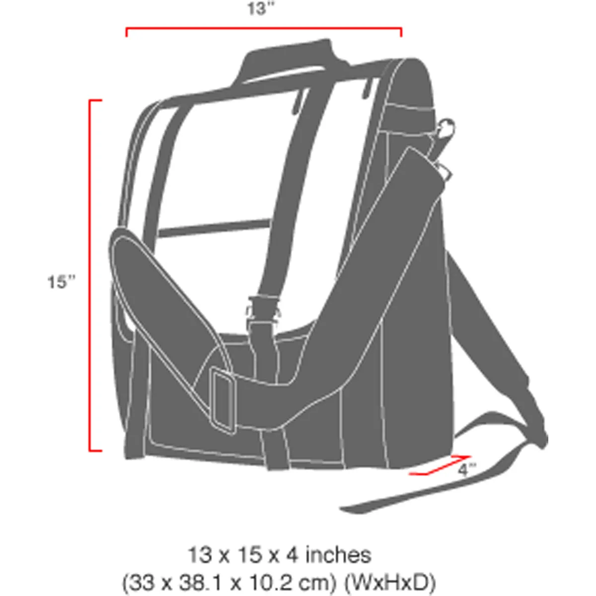 Manhattan Portage Commuter Laptop Bag With Back Zipper