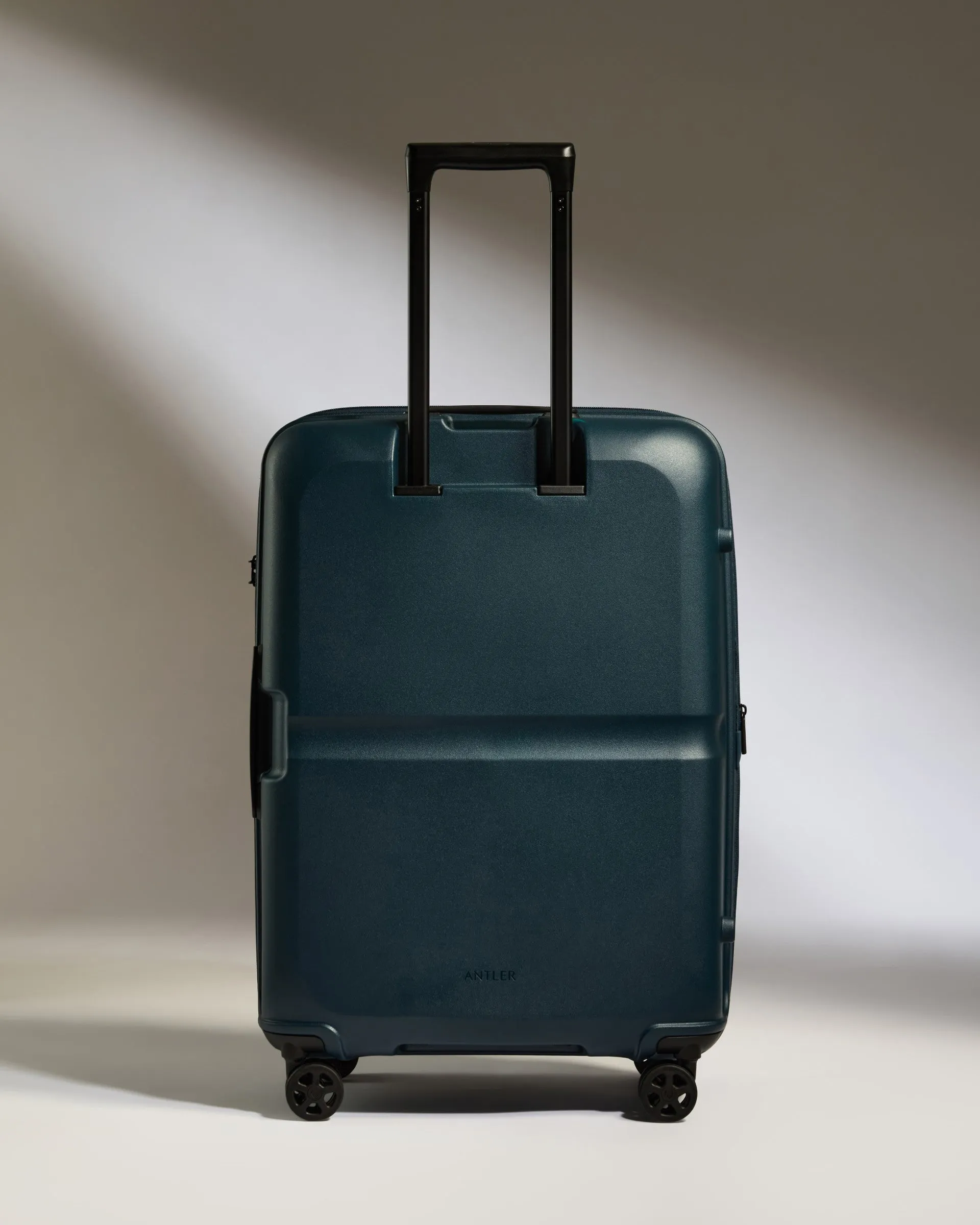 Medium Suitcase in Indigo Blue - Single Stripe